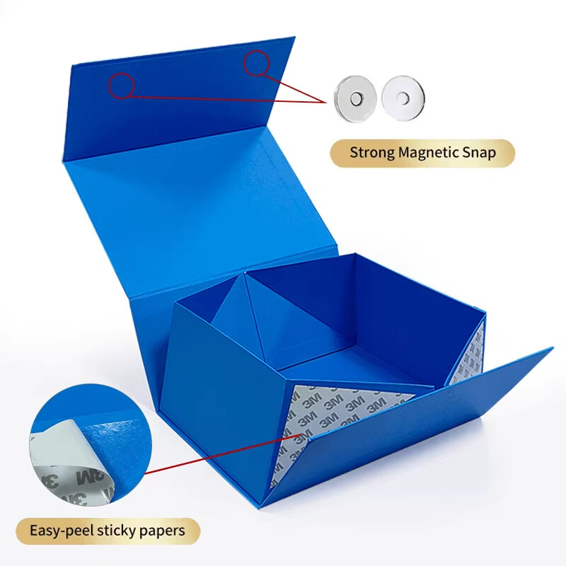  Luxury Recyclable Cardboard Magnetic Gift Box with Magnetic Lid for Premium Packaging