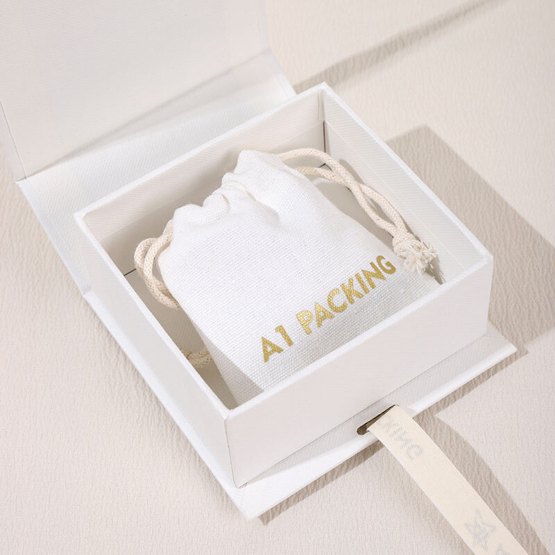  Customized White Book Style Jewelry Packaging Boxes with Flip Top & Ribbon for Gift Giving