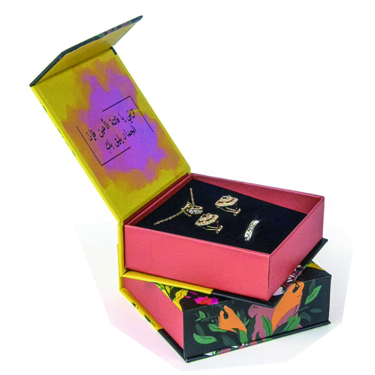 Custom Luxury Flip Lid Paper Jewelry Boxes with Logo for Wholesale & Gift Packaging