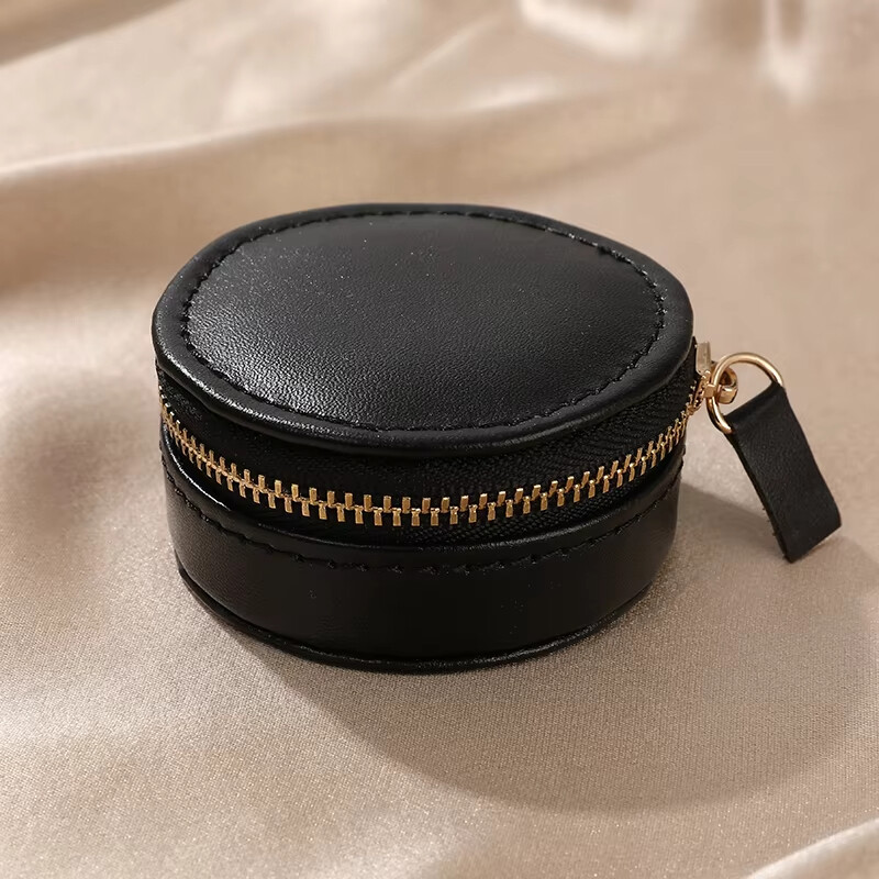  Portable Multi-Function PU Leather Velvet Outdoor Travel Jewelry Box for Rings Bracelets & Gifting Packaging