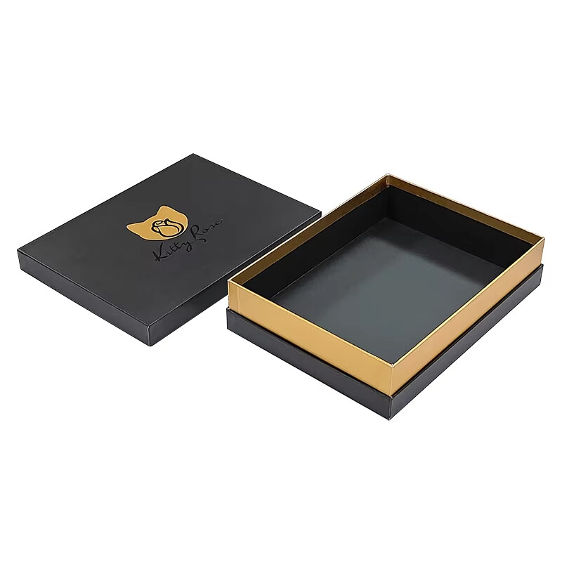 Custom Elegant Rigid Paperboard Gift Boxes with Lift-Off Lid & Matt Lamination