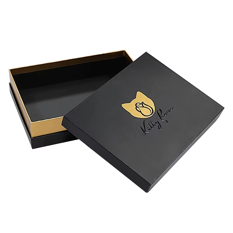 Custom Elegant Rigid Paperboard Gift Boxes with Lift-Off Lid & Matt Lamination