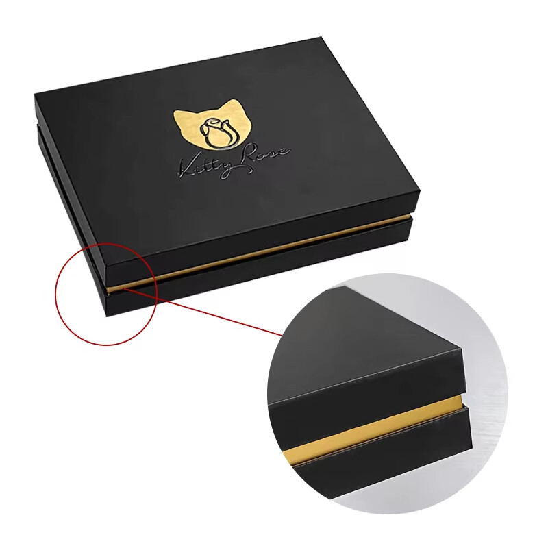 Custom Elegant Rigid Paperboard Gift Boxes with Lift-Off Lid & Matt Lamination