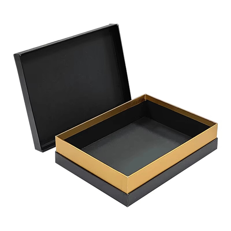 Custom Elegant Rigid Paperboard Gift Boxes with Lift-Off Lid & Matt Lamination