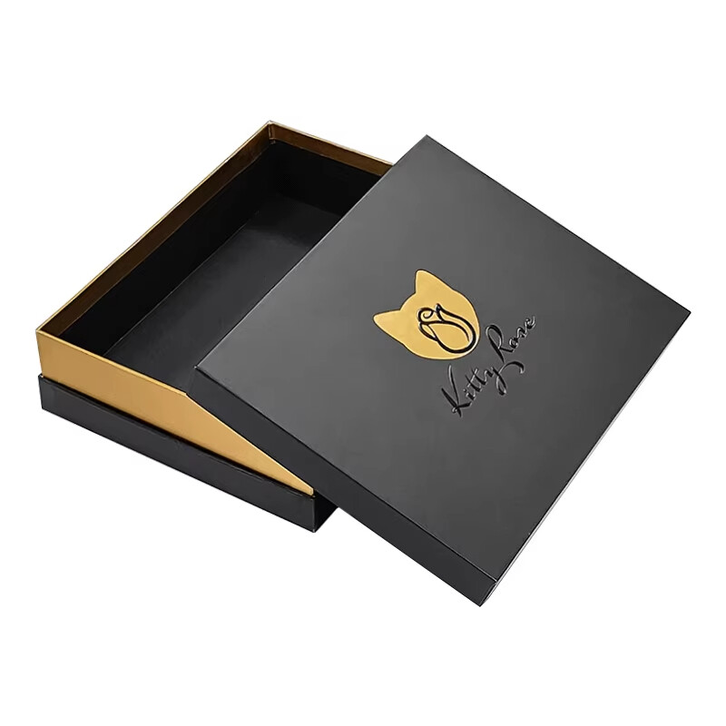 Custom Elegant Rigid Paperboard Gift Boxes with Lift-Off Lid & Matt Lamination