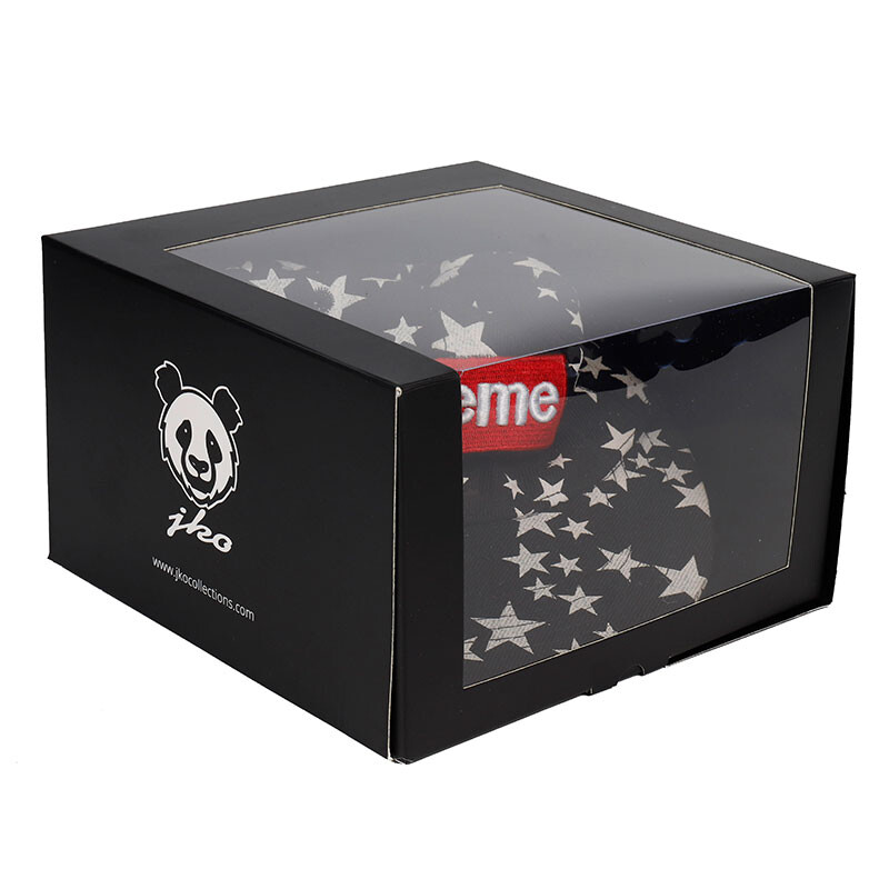  Custom Logo Design Hat Packaging Boxes - Wholesale Hip Hop Cap Baseball Hat Boxes with Clear Window