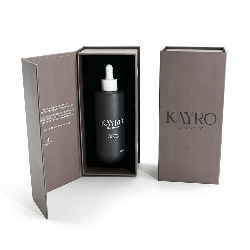  Custom Logo Cuticle Oil Dropper Bottle Packaging with Magnet Box for 10ml, 30ml, 50ml, & 100ml Sizes