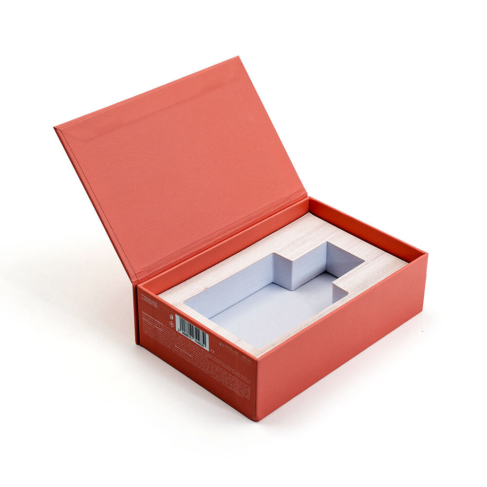  Customized 100ml Luxury Book-Shaped Pink Perfume Gift Box Packaging