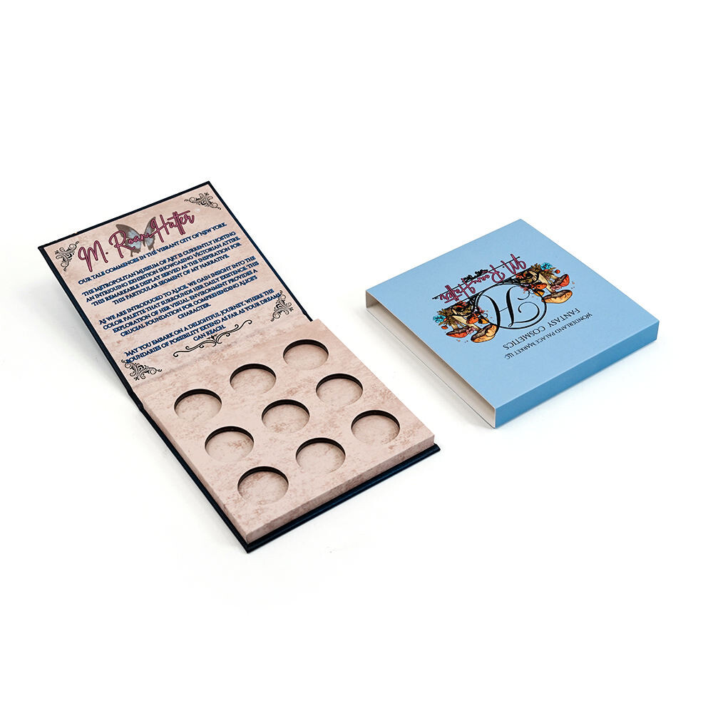  Custom Luxury Magnetic Eyeshadow Palette Packaging Box - Empty Cardboard Makeup Box with Custom Logo