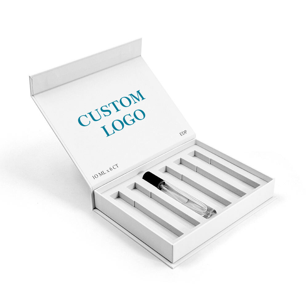 Customized 10ml & 15ml Travel Perfume Boxes: Fashionable Rigid Gift Packaging for Discovery Sets