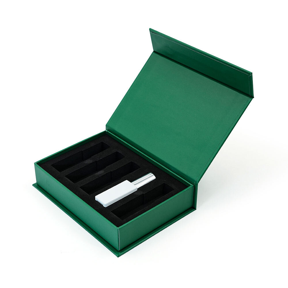  Customized Eva Rigid Cardboard Magnetic Gift Boxes Wholesale with Eva Foam Insert for Nail Polish