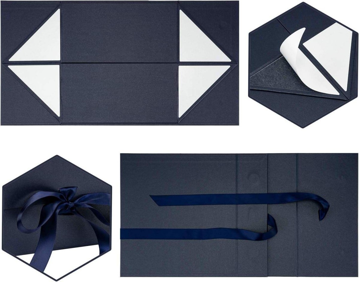 Custom Large Black Magnetic Closure Gift Box for Luxury Clothing Packaging