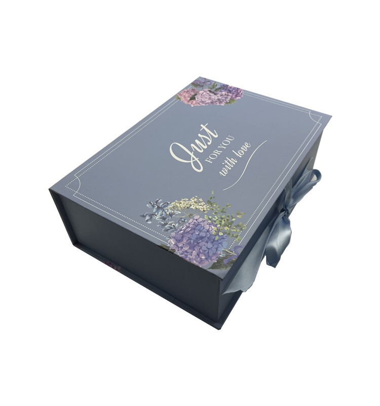  Customized Logo Wedding Favors Candy Chocolate Gift Boxes with Ribbon Closure for Clothing & Swimwear