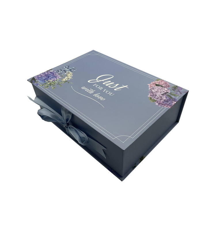  Customized Logo Wedding Favors Candy Chocolate Gift Boxes with Ribbon Closure for Clothing & Swimwear