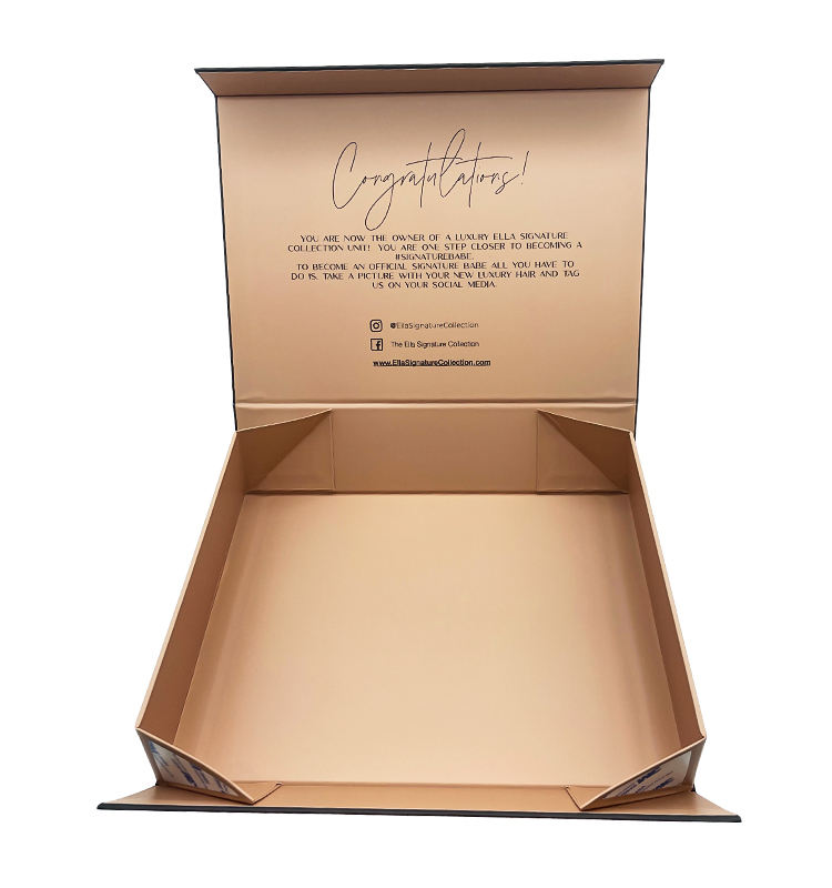  Custom Luxury Hair Wig Boxes - Magnetic Gift Packaging Boxes with Fashion Design