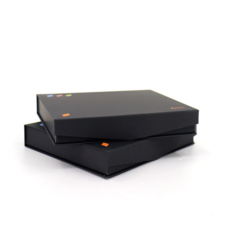 Custom Matte Black Magnetic Closure Gift Box with Foam Inserts - High-Quality Cardboard Packaging