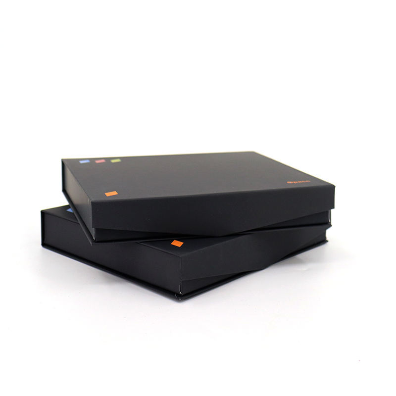 Custom Matte Black Magnetic Closure Gift Box with Foam Inserts - High-Quality Cardboard Packaging