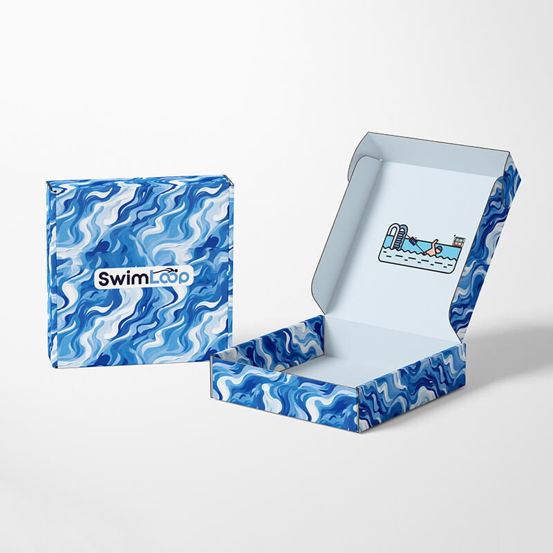 Customized Large Color Printed Cardboard Mailing & Shipping Boxes with Logo for Apparel
