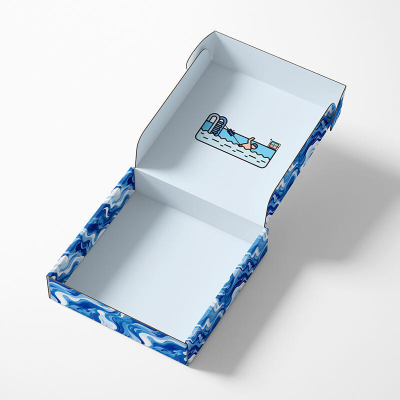 Customized Large Color Printed Cardboard Mailing & Shipping Boxes with Logo for Apparel