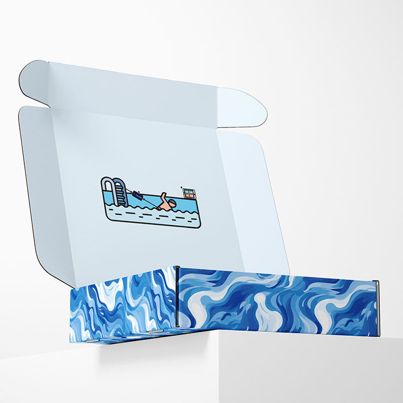 Customized Large Color Printed Cardboard Mailing & Shipping Boxes with Logo for Apparel