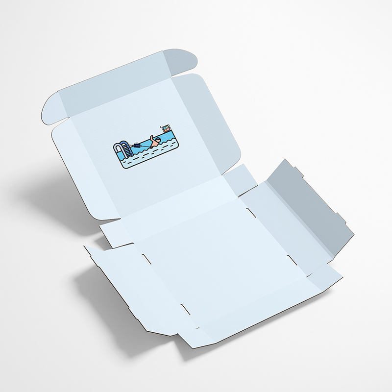 Customized Large Color Printed Cardboard Mailing & Shipping Boxes with Logo for Apparel