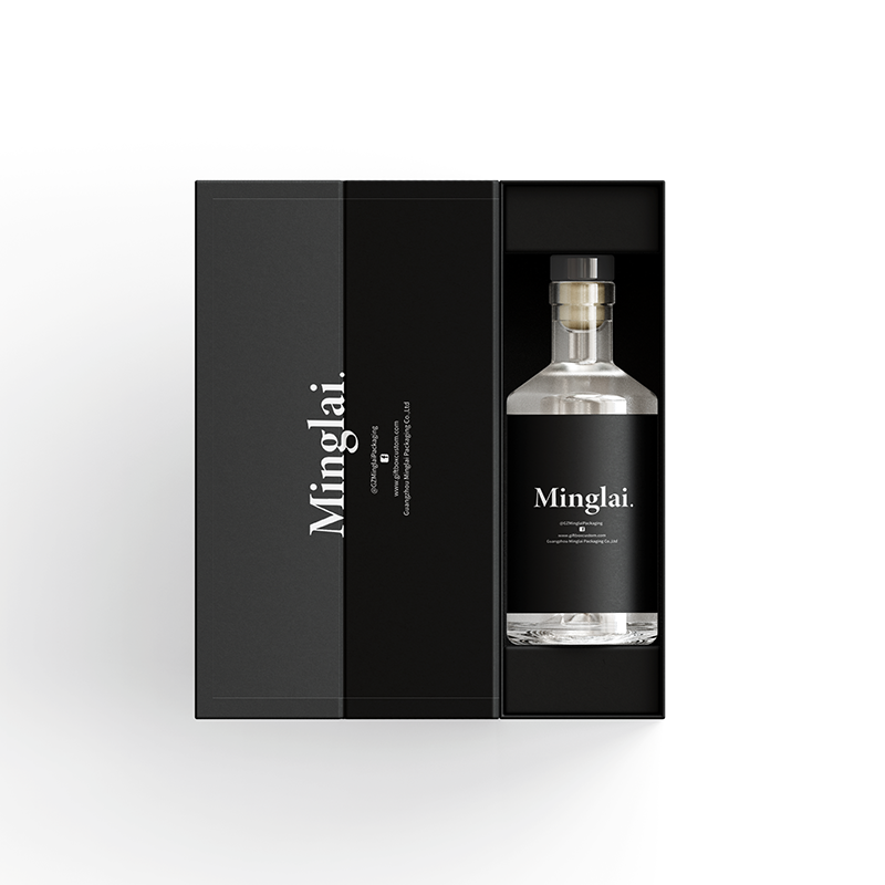  Custom Single Wine Bottle Boxes with Magnetic Closure - High-Quality Cardboard Packaging