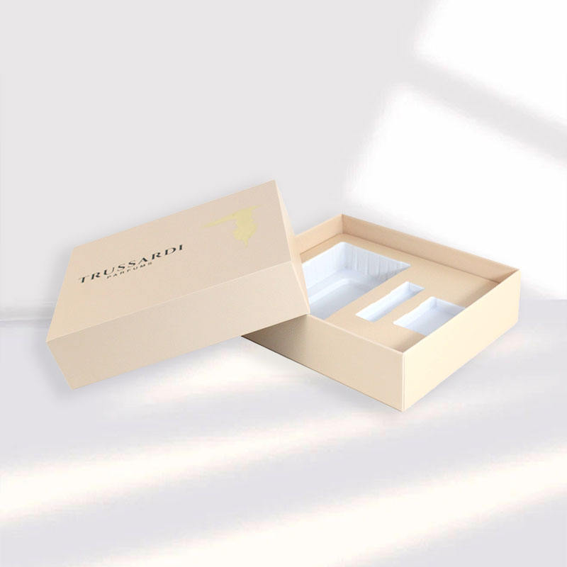  Custom Elegant Rigid Paperboard Boxes with Lift-Off Lid - Matt Lamination 2-Piece Gift Packaging