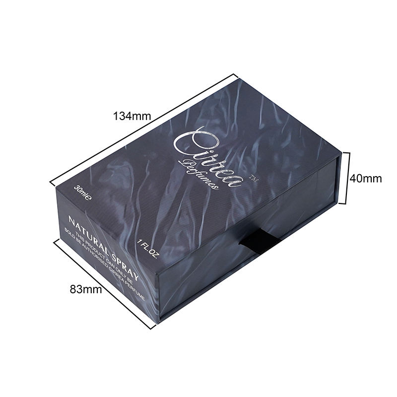  Custom Luxury Perfume Cosmetic Packaging Drawer Box with Recycled Cardboard & Matt Lamination