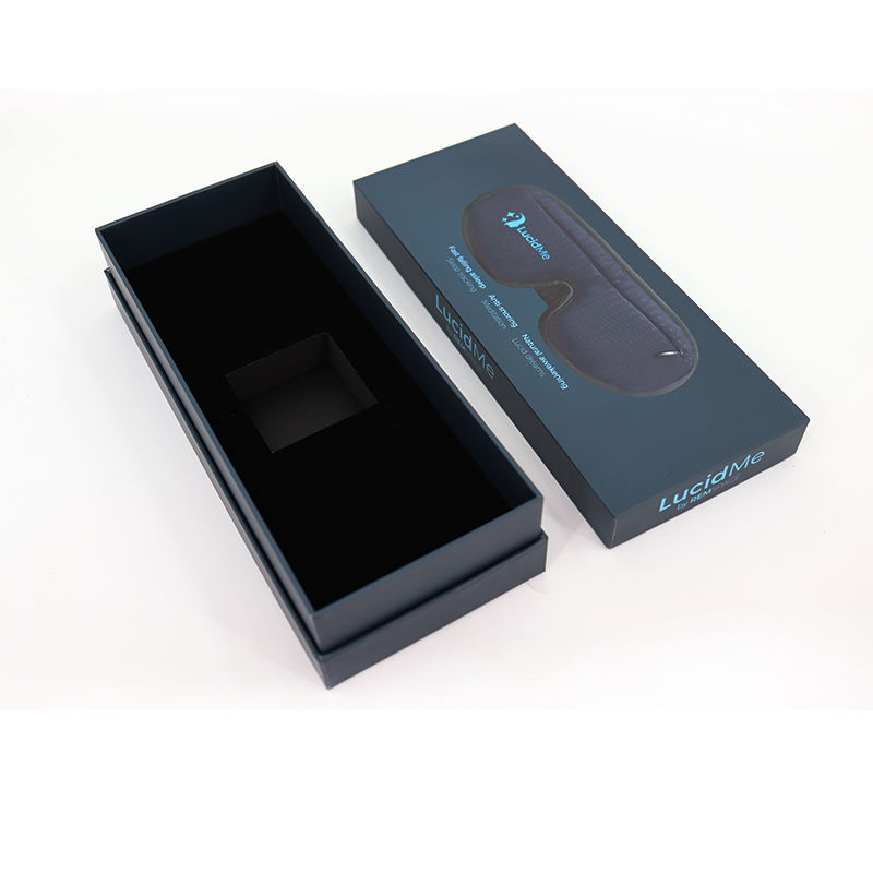  Custom Logo Magnetic Gift Boxes - Drawer Style Glasses Packaging with Foam Insert