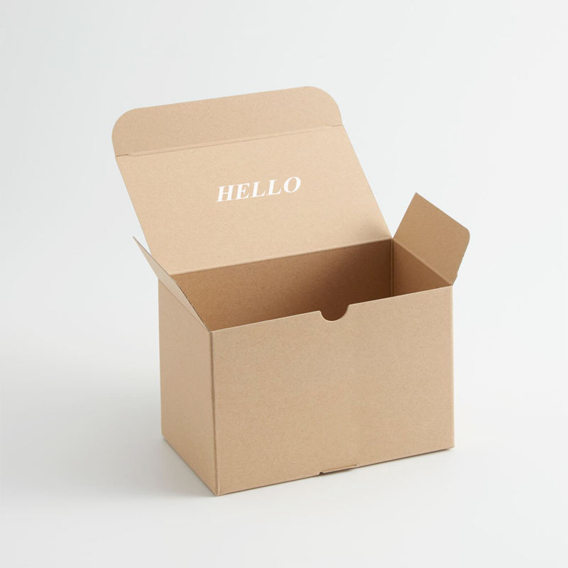  Biodegradable Kraft Paper Eco-Friendly Candy & Food Packaging Boxes - Customizable & Sustainable
