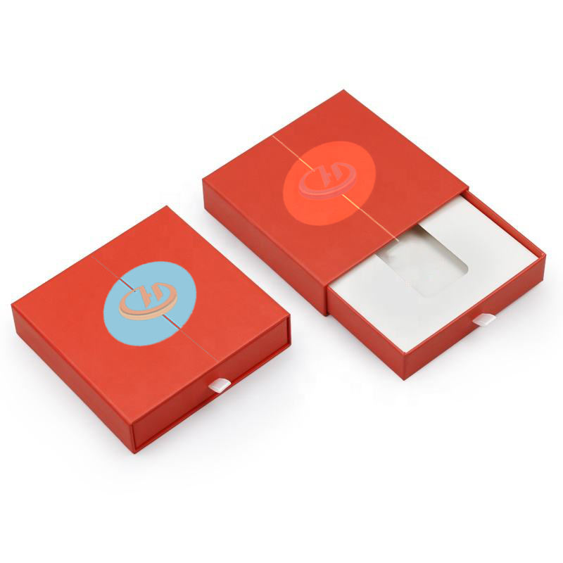  Customized Small Size Sliding Bracelet Packaging Box for Earrings & Necklaces