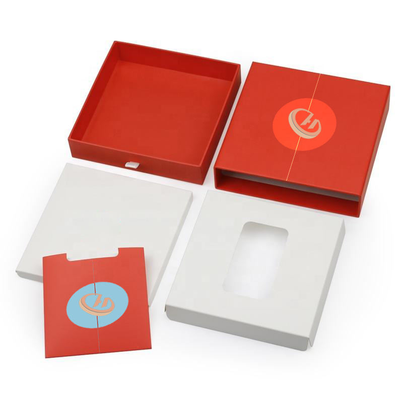  Customized Small Size Sliding Bracelet Packaging Box for Earrings & Necklaces