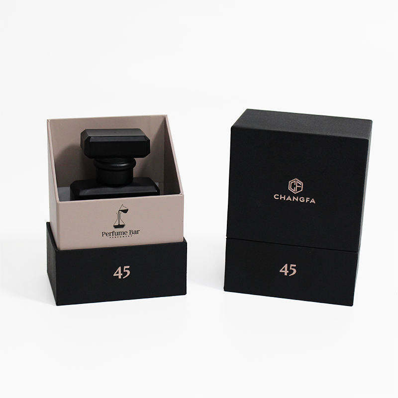  Luxury Gold Custom Perfume Gift Box - Modern Kraft Paper Rigid Cardboard Display