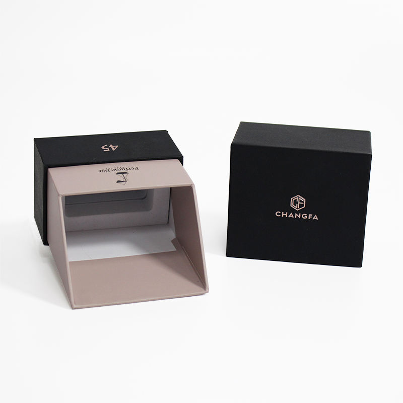  Luxury Gold Custom Perfume Gift Box - Modern Kraft Paper Rigid Cardboard Display