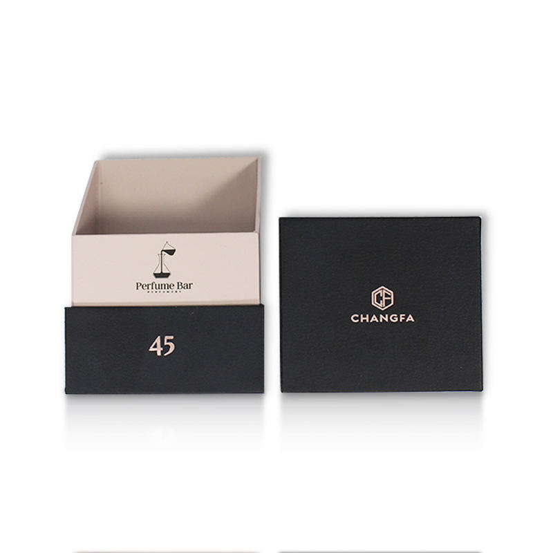  Luxury Gold Custom Perfume Gift Box - Modern Kraft Paper Rigid Cardboard Display