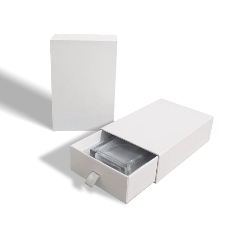 Custom 2mm Thick Kraft Paperboard Boxes for Cosmetics - Eyelash Extensions, Slide Drawer Sponge Liner, Perfume Box