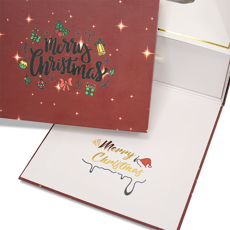  Custom Gold Foil Perfume Box Set - Wholesale Christmas Gifts with Eye Shadows & Essential Oils