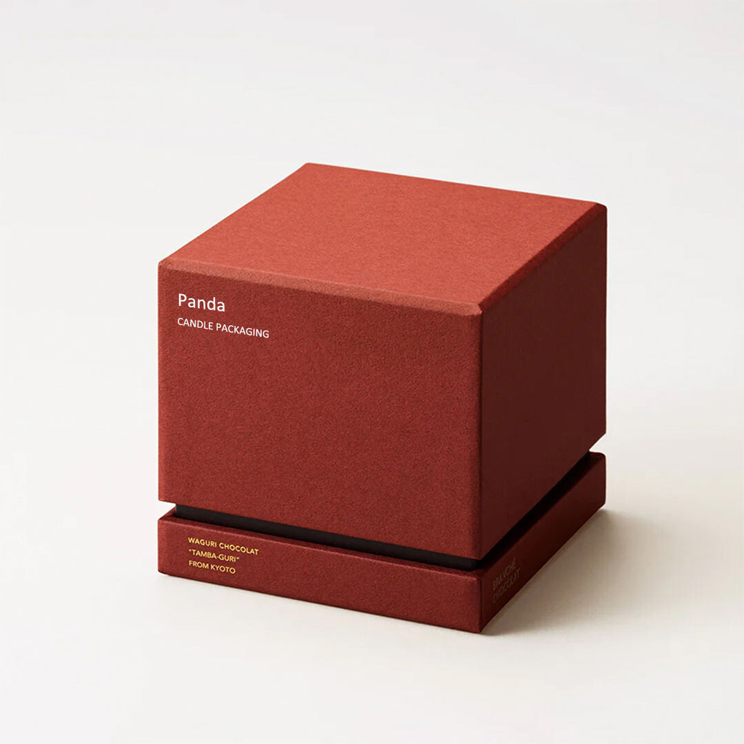  Custom Luxury Rigid Paper Cardboard Scented Candle Gift Box Packaging with Insert