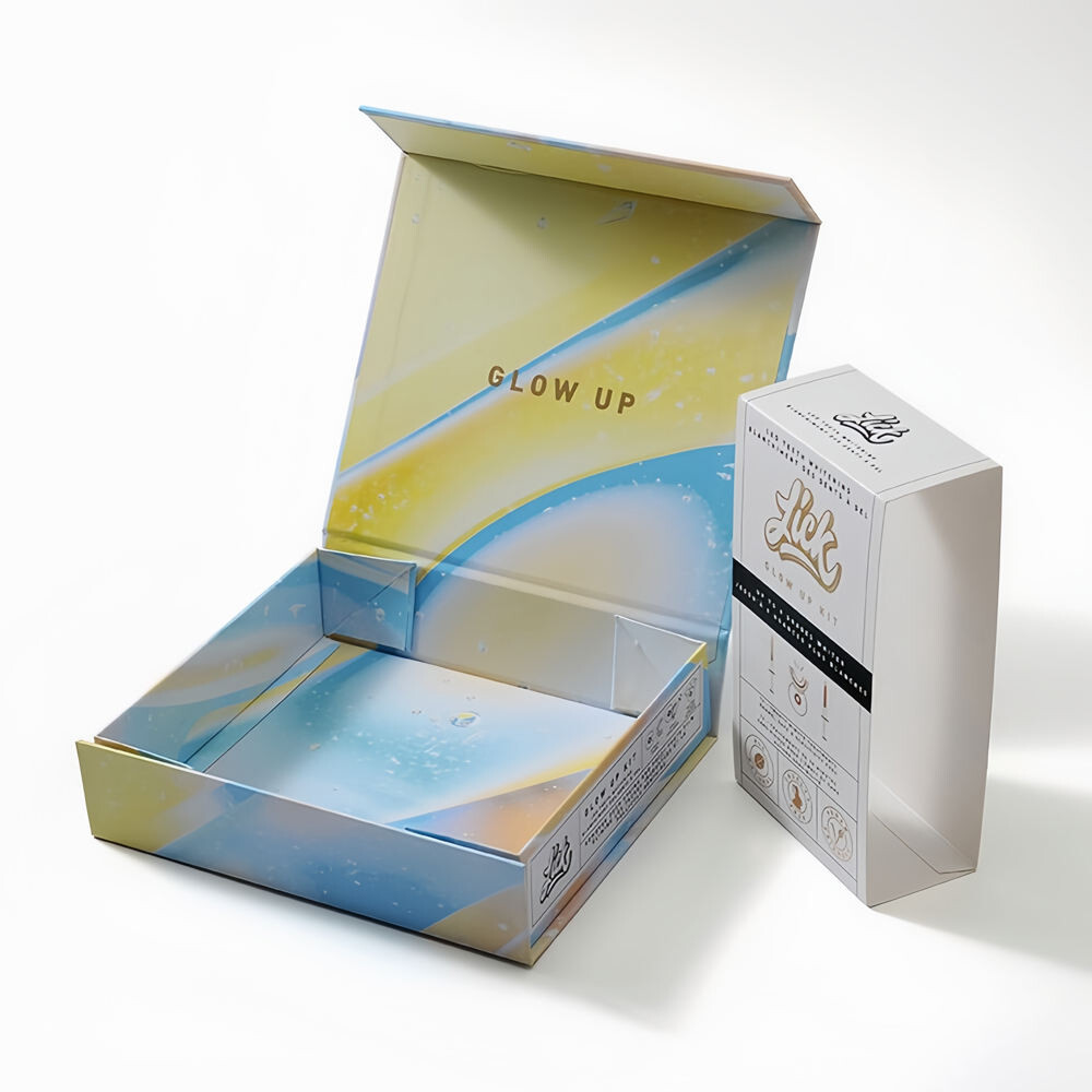  Custom Luxury Rigid Folding Magnetic Sleeve Gift Box Packaging with Sleeve