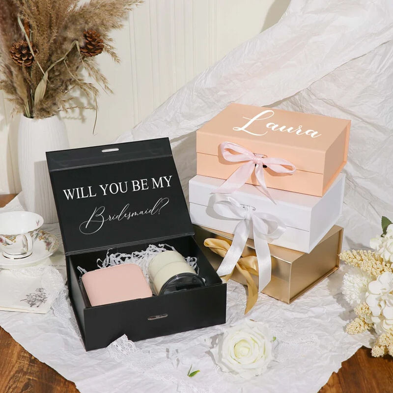  Custom Folding Cardboard Packaging Boxes with Magnetic Closure for Shoes, Clothing & Gifts