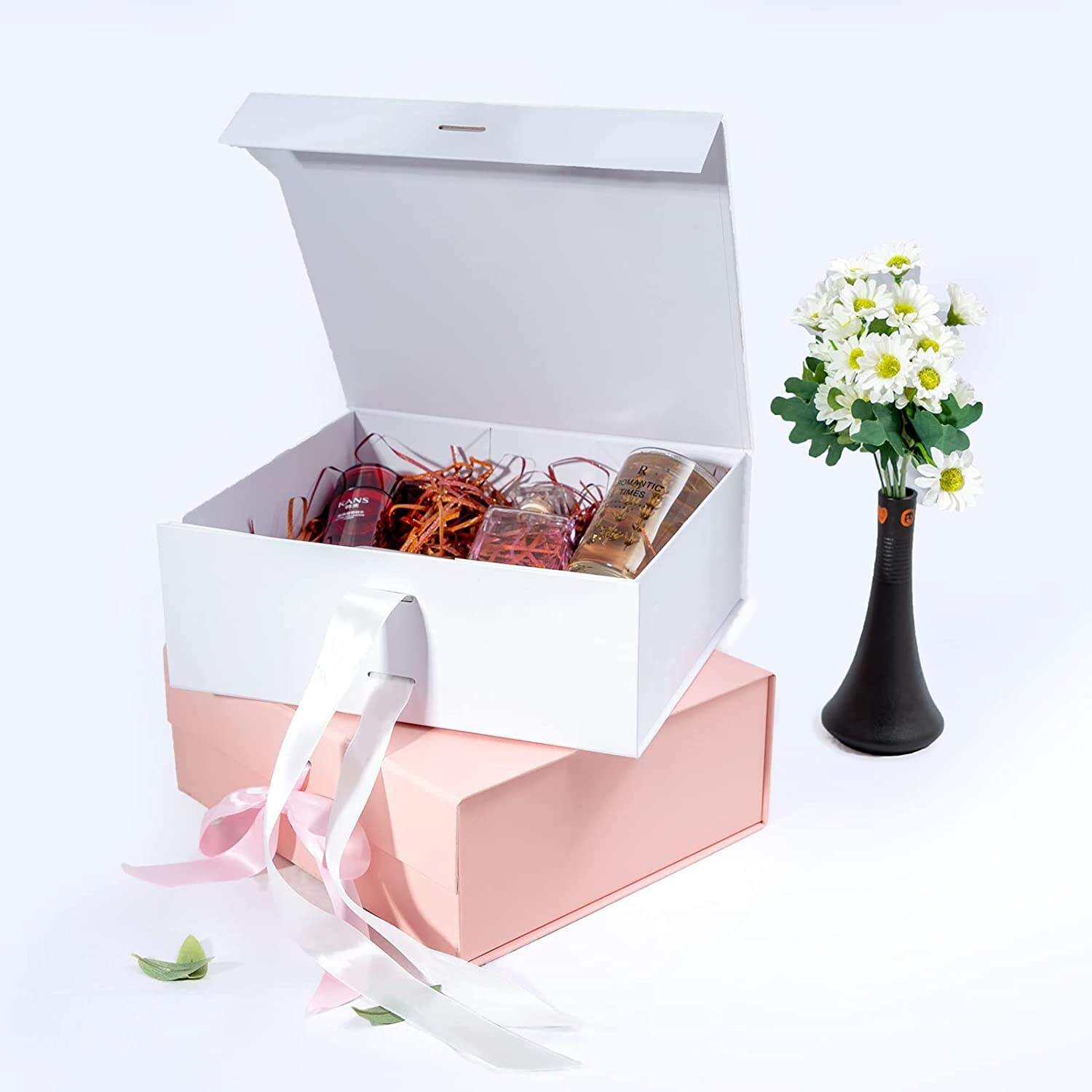  Customizable Luxury Recyclable Cardboard Magnetic Gift Box Packaging