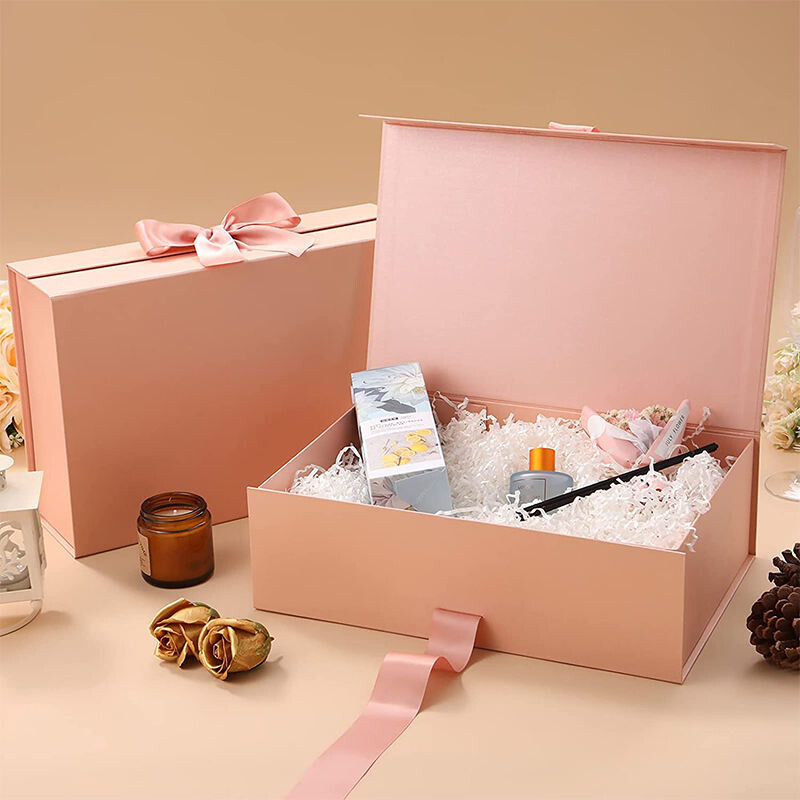  Customizable Luxury Recyclable Cardboard Magnetic Gift Box Packaging