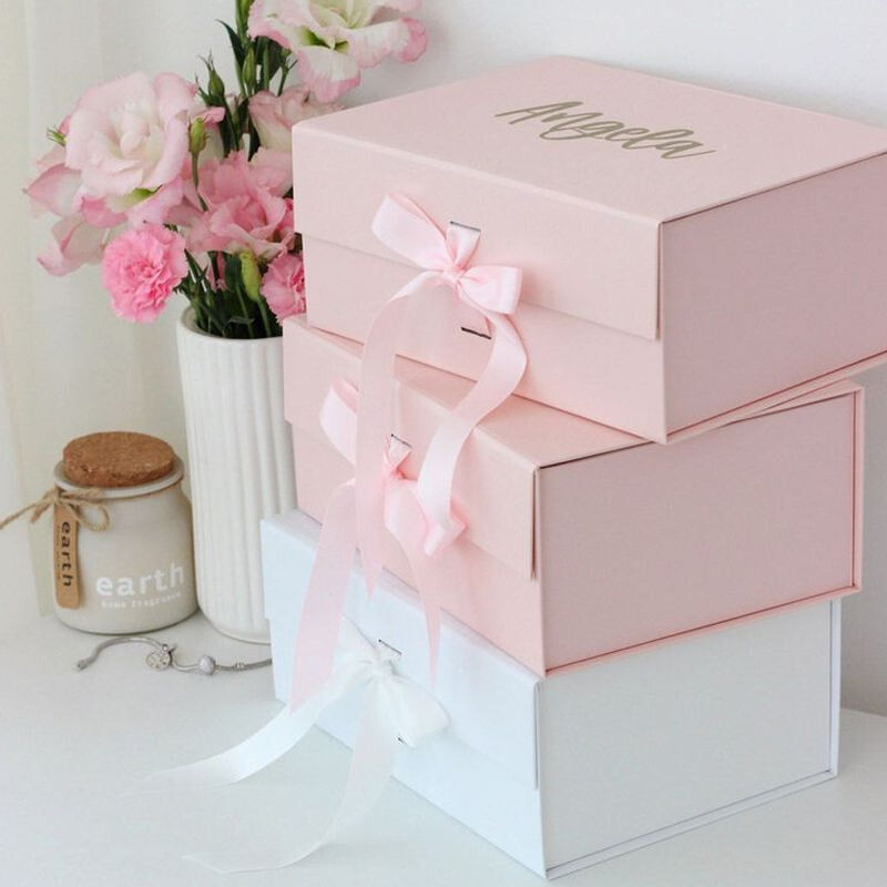  Customizable Luxury Recyclable Cardboard Magnetic Gift Box Packaging