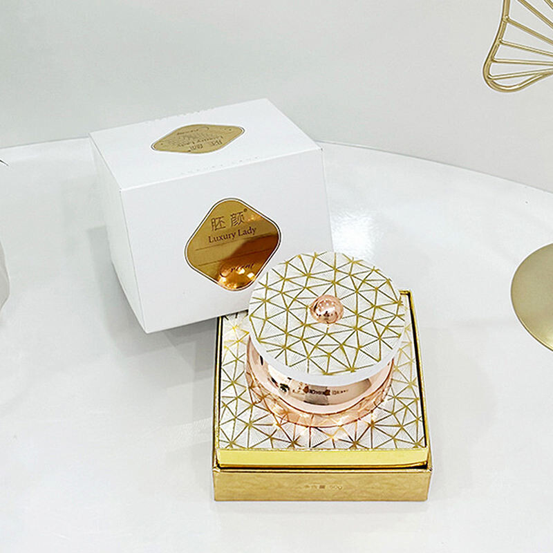  Custom Noblewoman Cosmetic Packaging - High-Grade Candle Box with Flip Cover & Aromatherapy Production