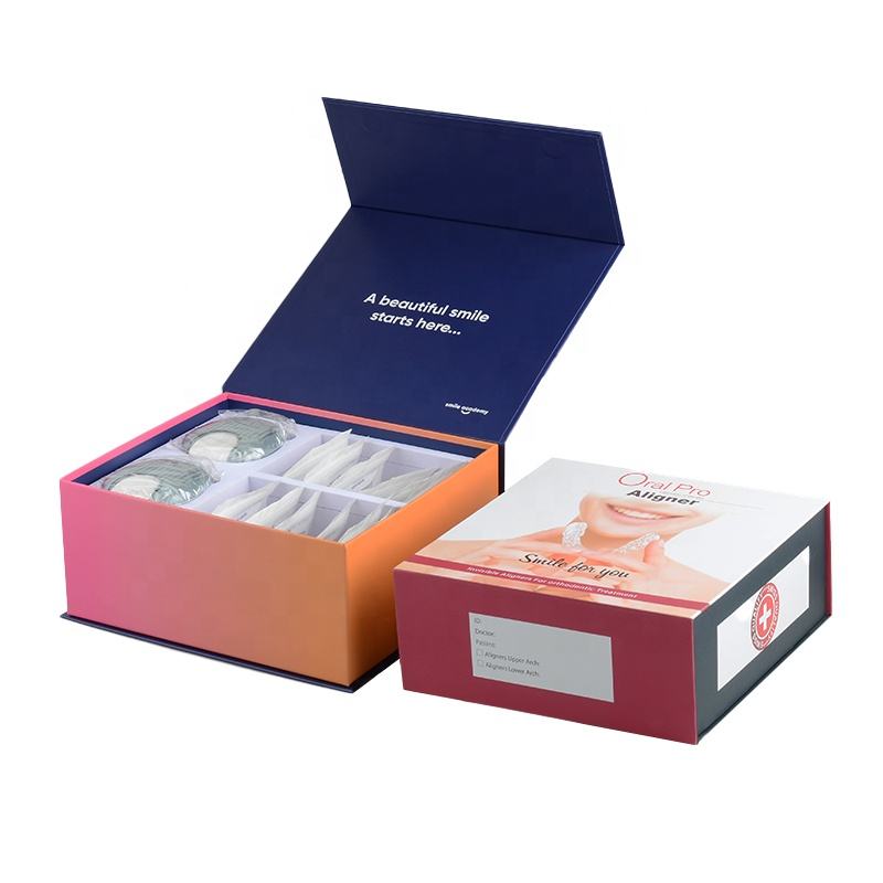  Customized Luxury Dental Braces Kit Box - Orthodontic Packaging & Aligner Box