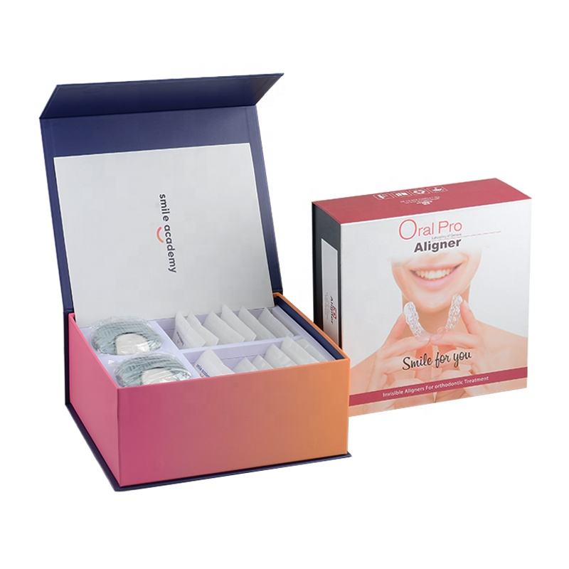  Customized Luxury Dental Braces Kit Box - Orthodontic Packaging & Aligner Box