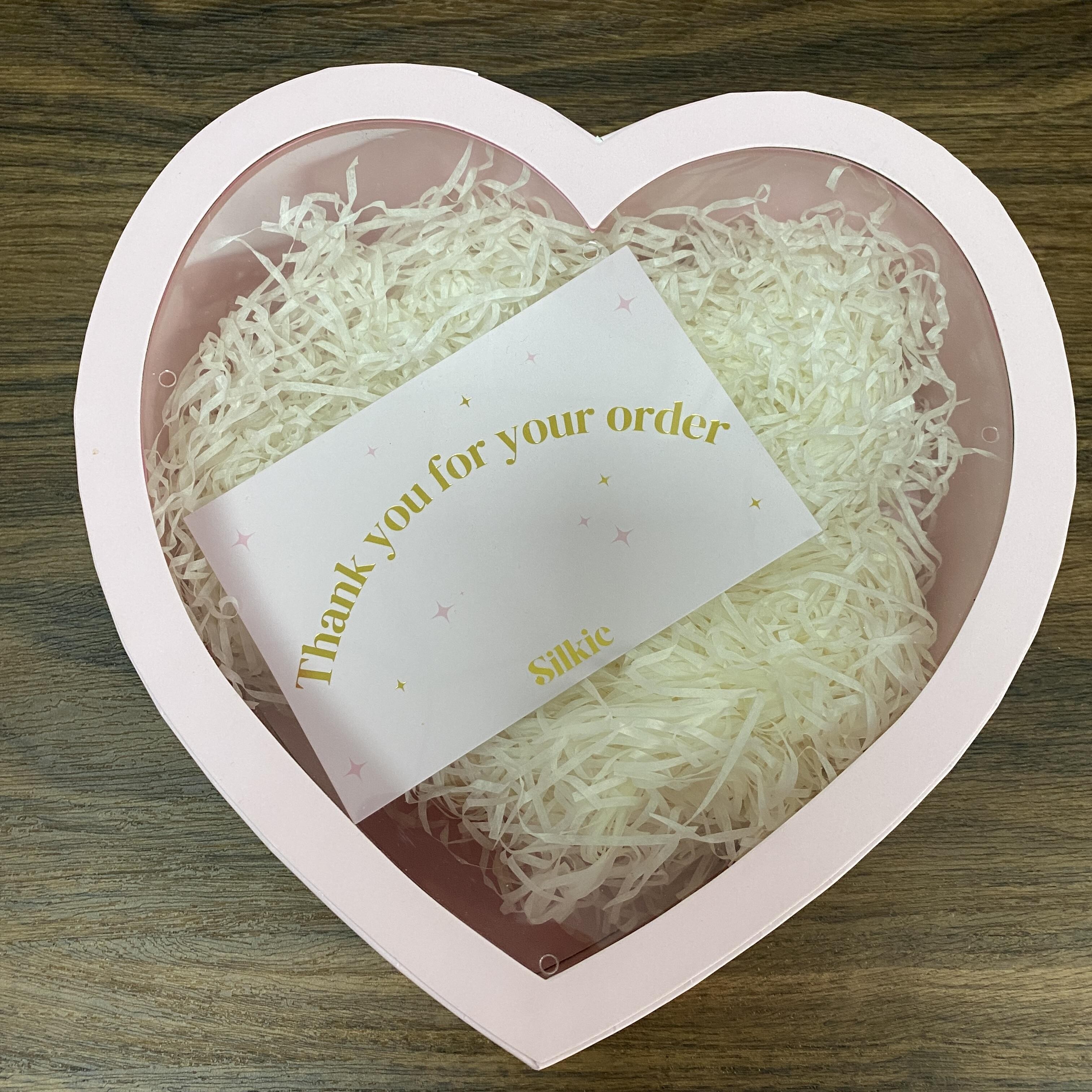  Custom Wholesale Heart Shape Valentine Gift Boxes with Logo - Cardboard Cosmetic Packaging