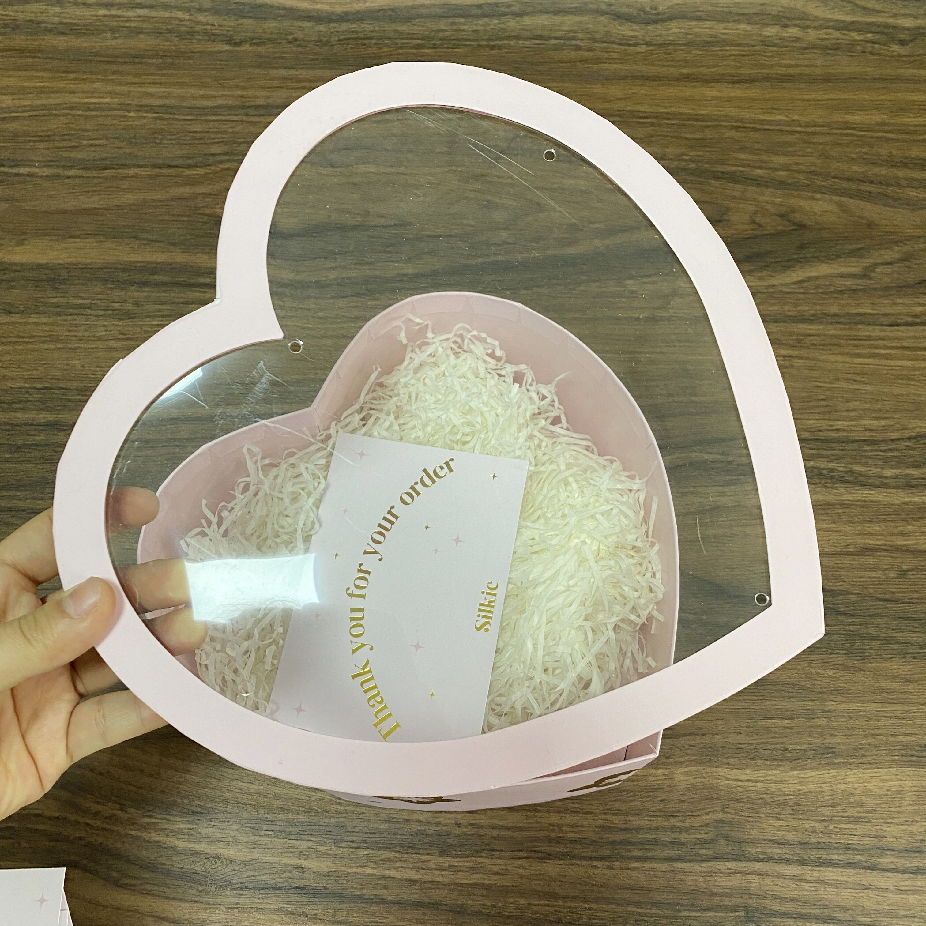  Custom Wholesale Heart Shape Valentine Gift Boxes with Logo - Cardboard Cosmetic Packaging