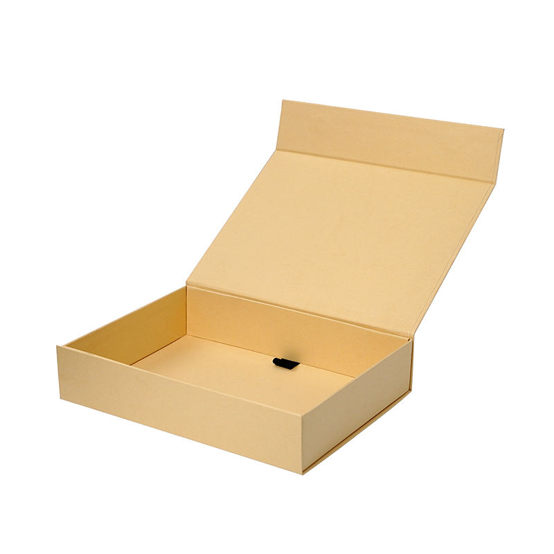  Custom Yellow Folding Magnetic Gift Boxes - Rigid Cardboard, Collapsible, Matt Finish with Logo Printing
