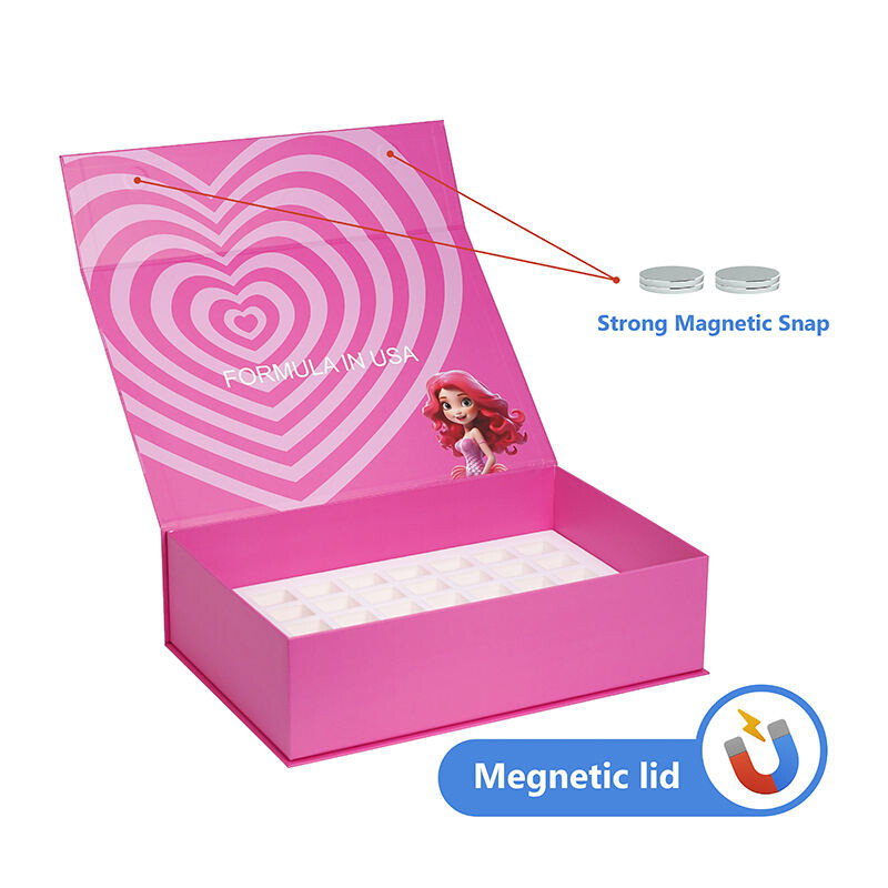  Custom Luxury Magnetic Cardboard Book Boxes - Hot Sale Cosmetics Packaging Gift Boxes